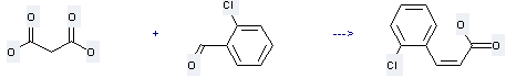 2-Chlorocinnamic acid can be prepared by malonic acid and 2-chloro-benzaldehyde